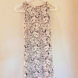 LAUREN BY RALPH LAUREN IVORY SLEEVELESS DRESS SIZE 2 PETITE, PERFECT CONDITION